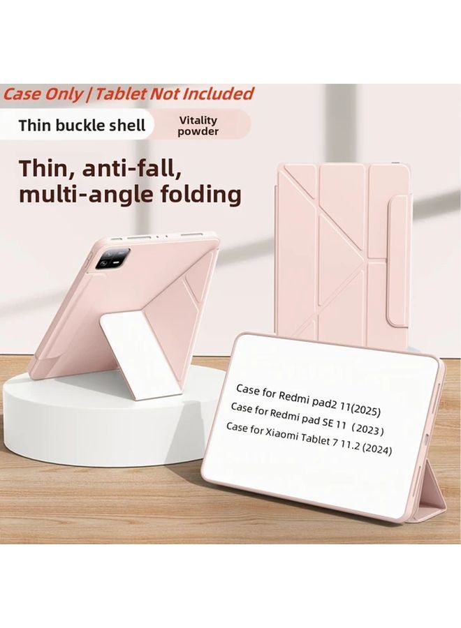 Gray White Protective Case For Xiaomi Pad 7 7 Pro 11 2 2024 Tablet With Magnetic Closure - Image 4
